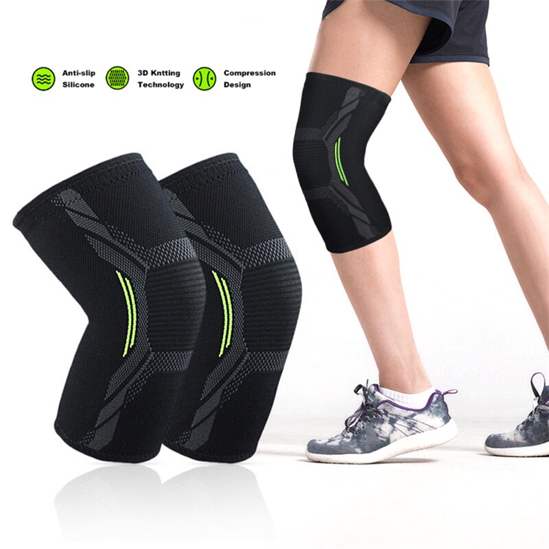 Single Knee Pad Knitted Nylon  - đánh giá và giá Running Gear Knee