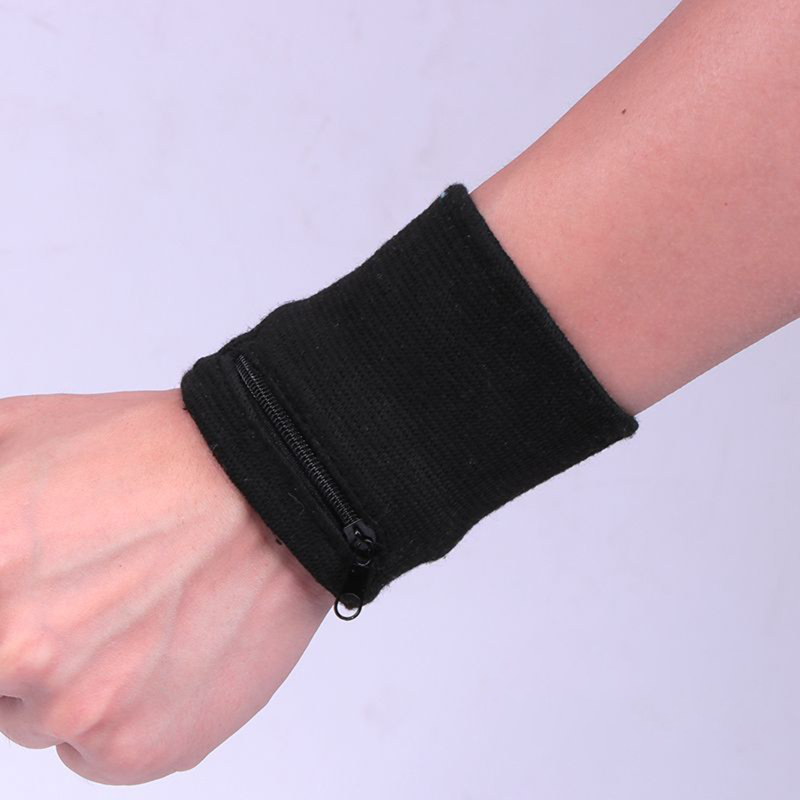 Sports Wristband With Zipper P - đánh giá và giá Sweat Band Wrist
