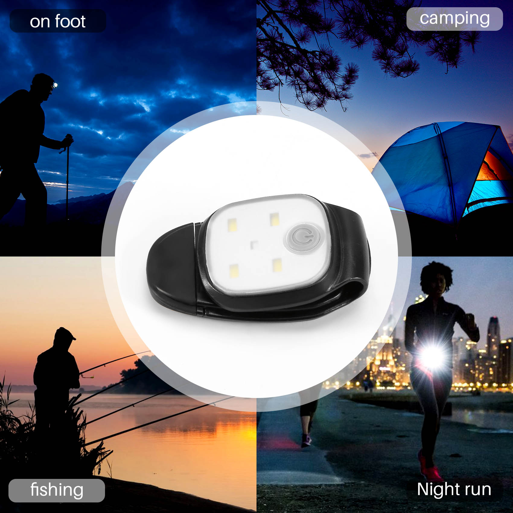 XSXS-Outdoor Night Clip On Run - đánh giá và giá Running Gear On