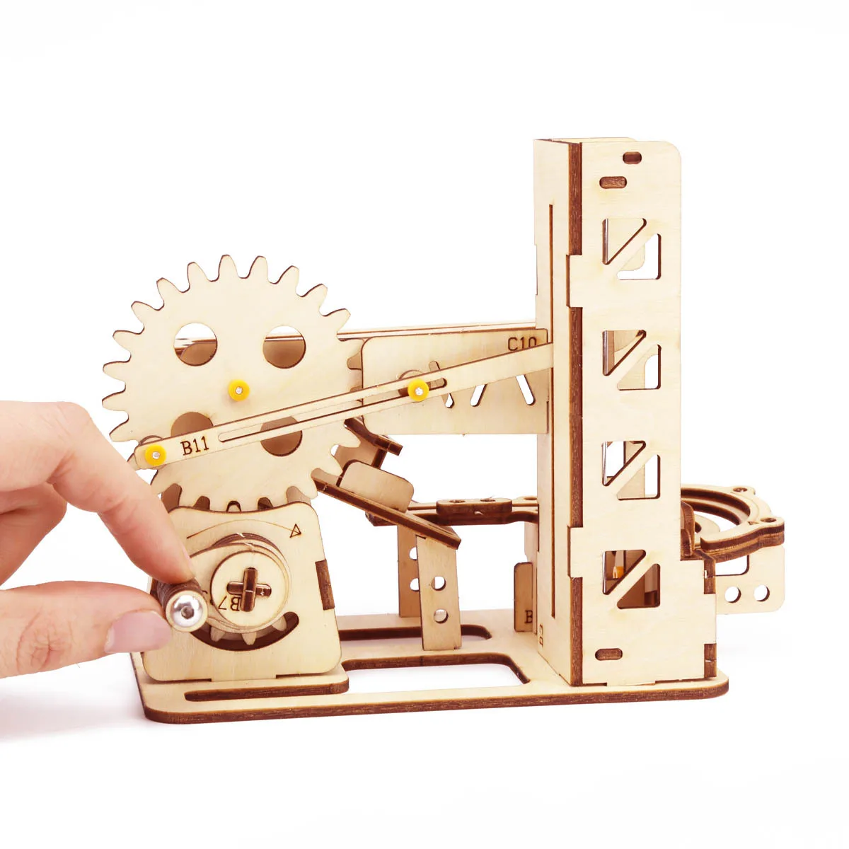 DIY Mechanical Iron Ball Maze  - đánh giá và giá Running Gear On
