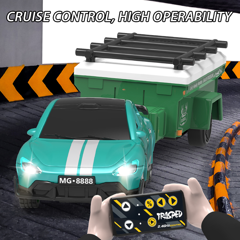 Mini Alloy Drift Car with Trai - đánh giá và giá Running Gear Trailer